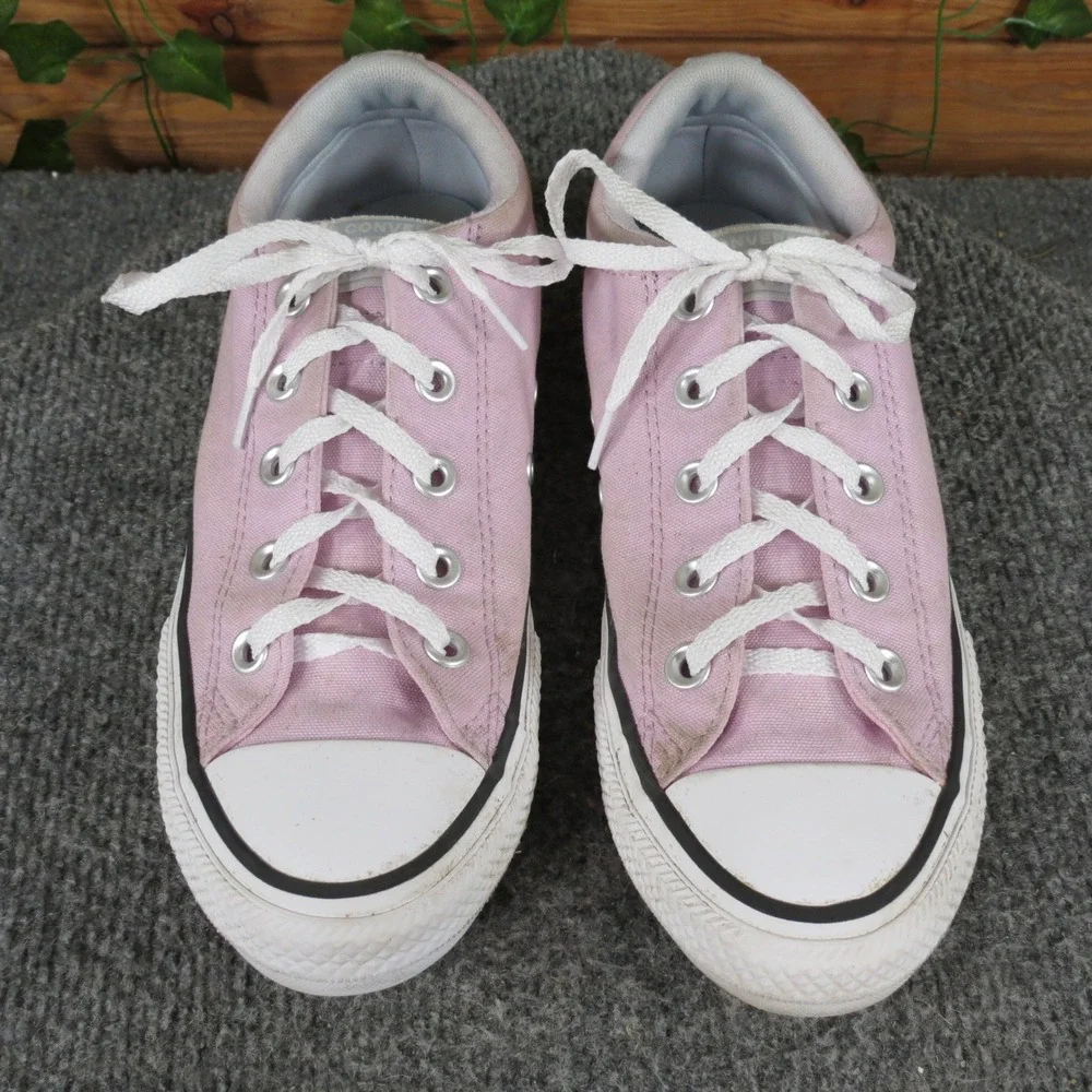 Converse All Star Madison Kids Low Top Sneaker Size 4 Casual Play‎ Pink Canvas